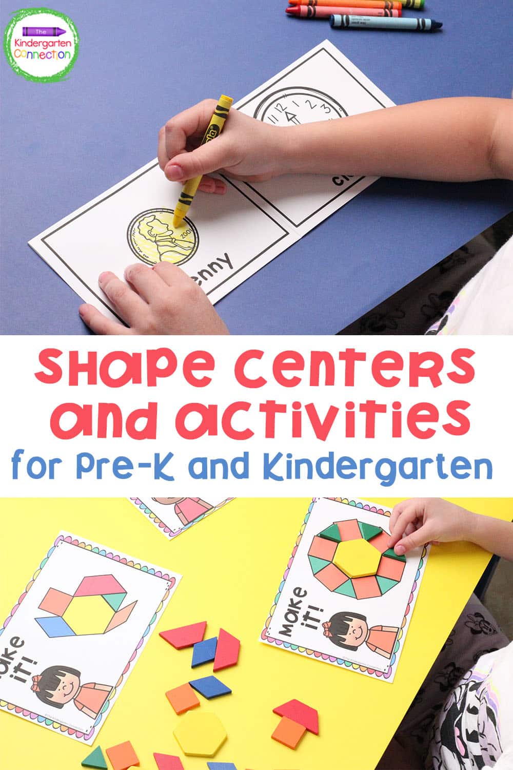 Shape Activities and Centers for Pre-K & Kindergarten