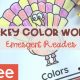 Turkey Color Words Emergent Reader Book