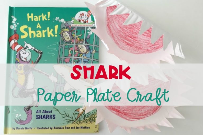 Hark! A Shark! Paper Plate Craft for Kids