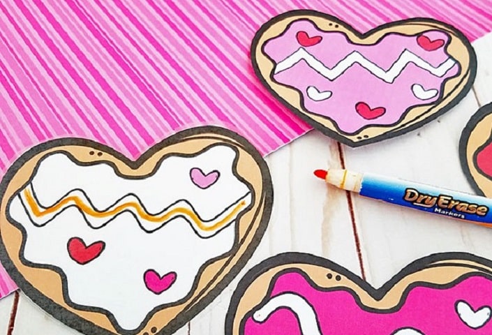 Valentine’s Day Cookie Pre-Writing Activity