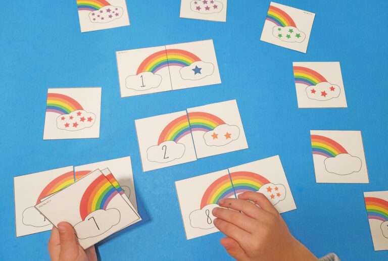 Rainbow Counting Puzzles