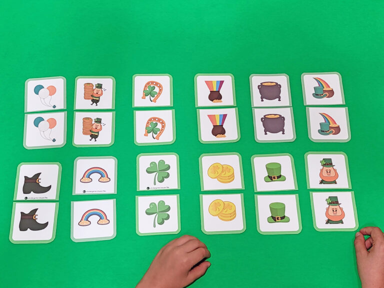 Printable St. Patrick’s Day Matching Game