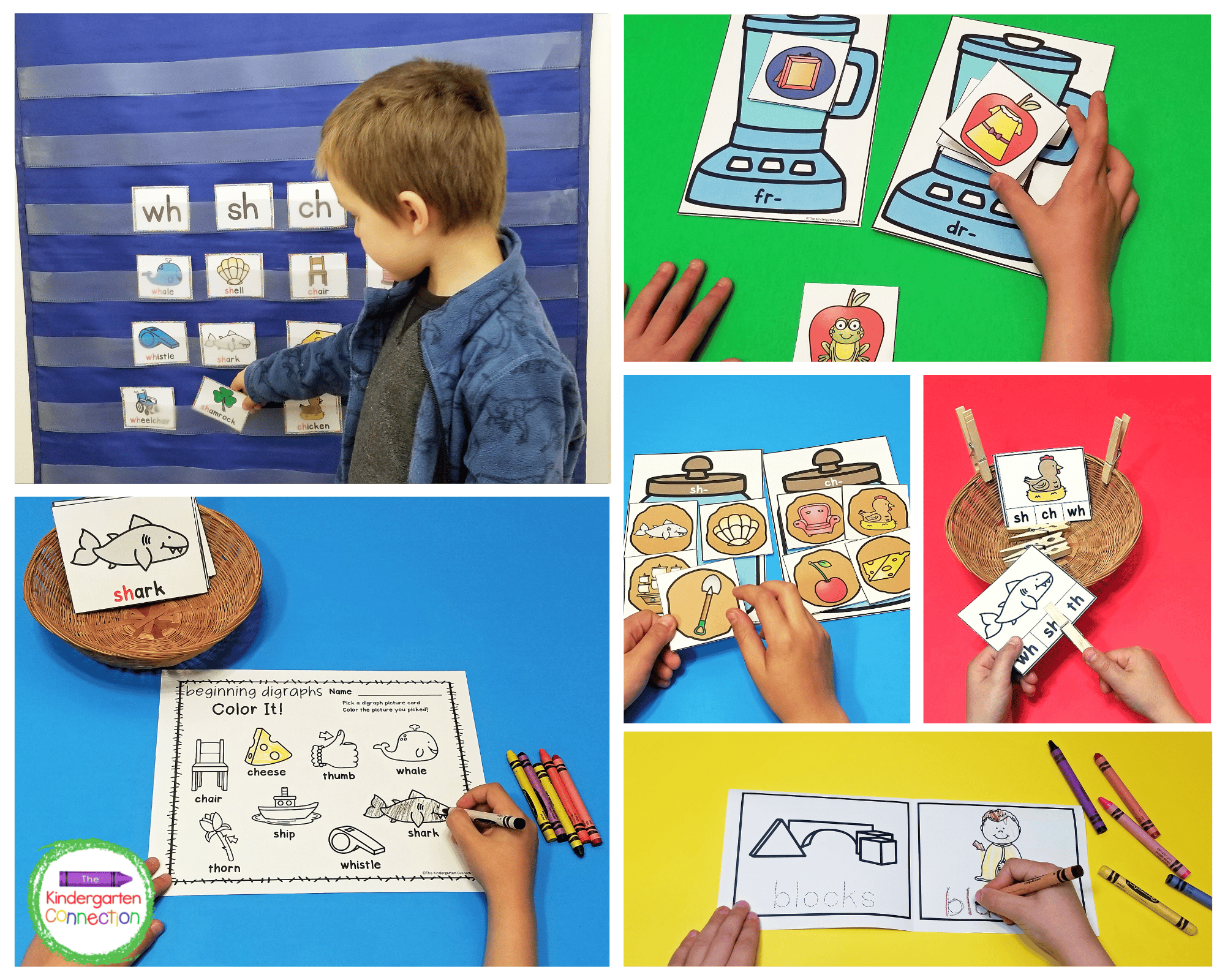 This pack includes blends and digraphs centers that are not themed and can be used any time of year!