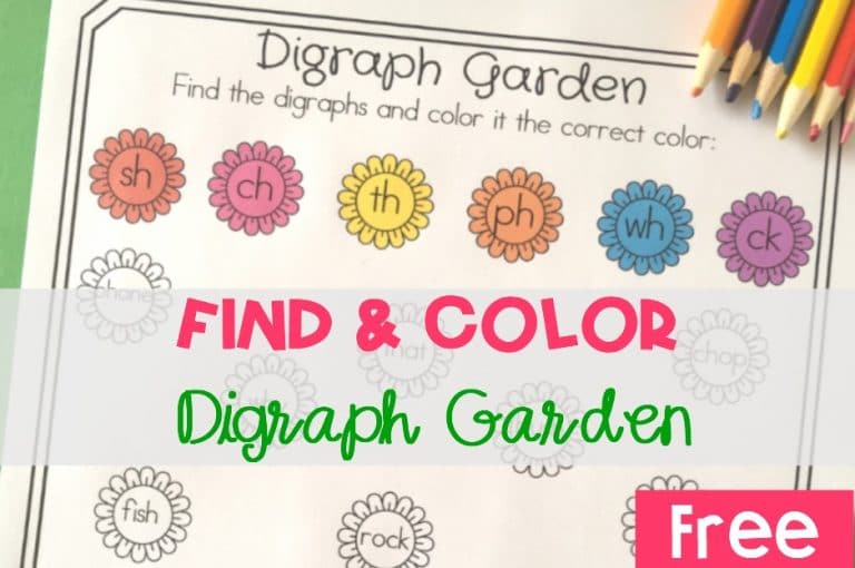Find and Color Garden Digraph Activity