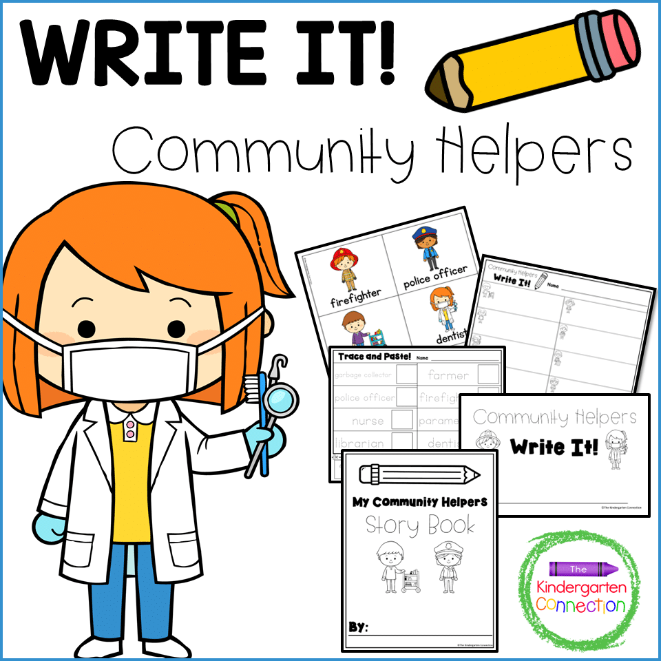 Write It! Community Helpers Writing Center Activities