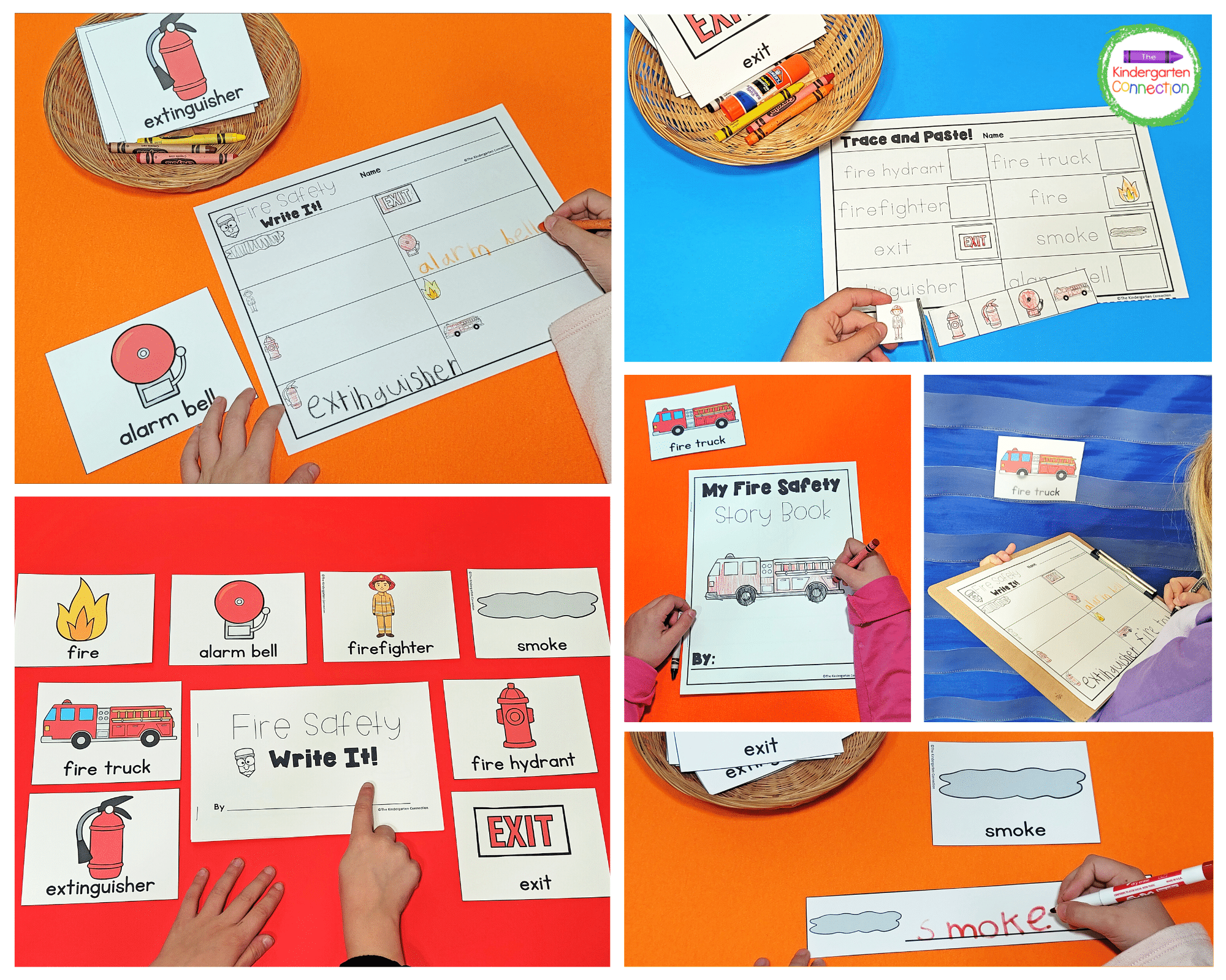 These fire safety writing activities are hands-on, fun, and engaging!