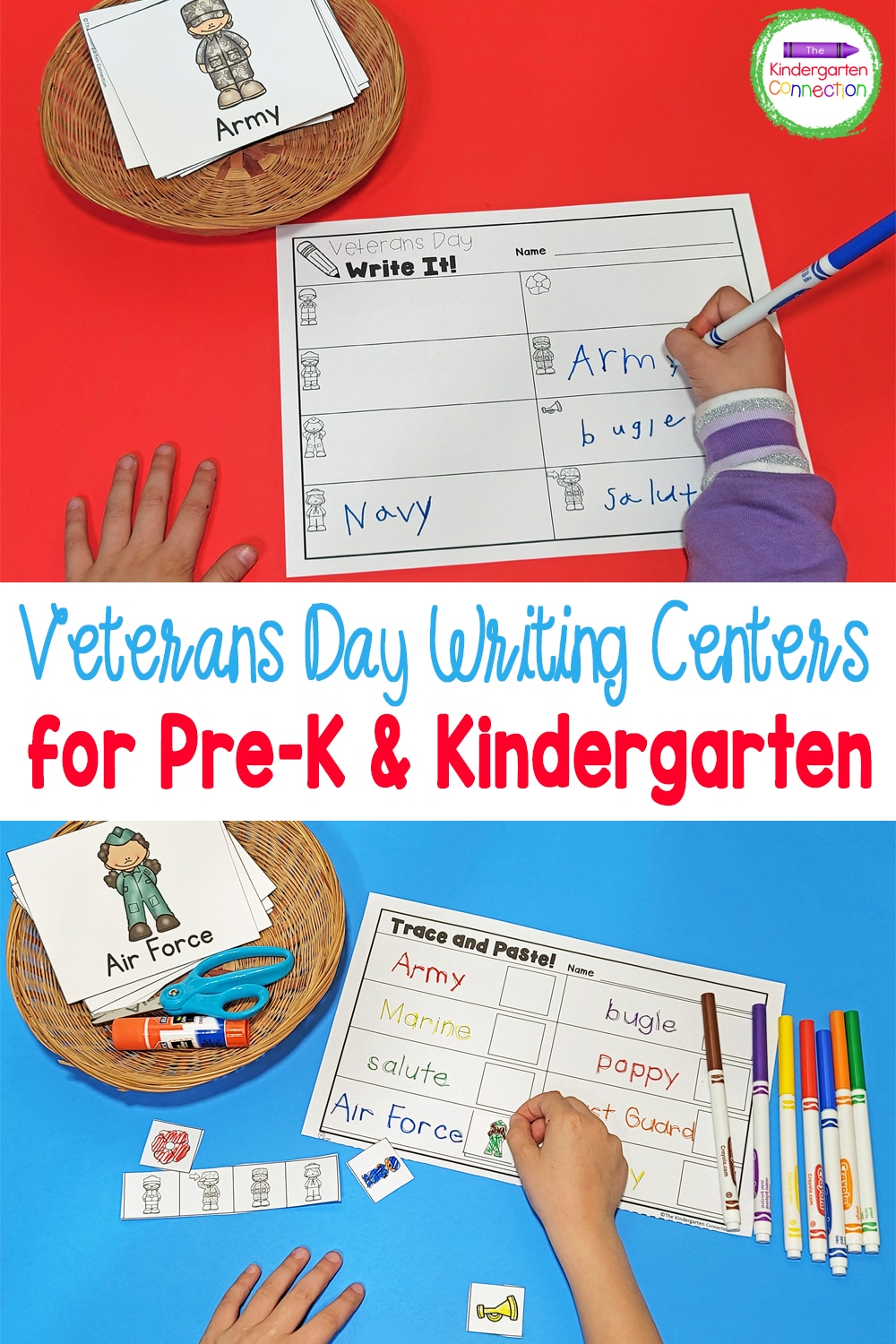 Veterans Day Writing Activities for Pre-K & Kindergarten