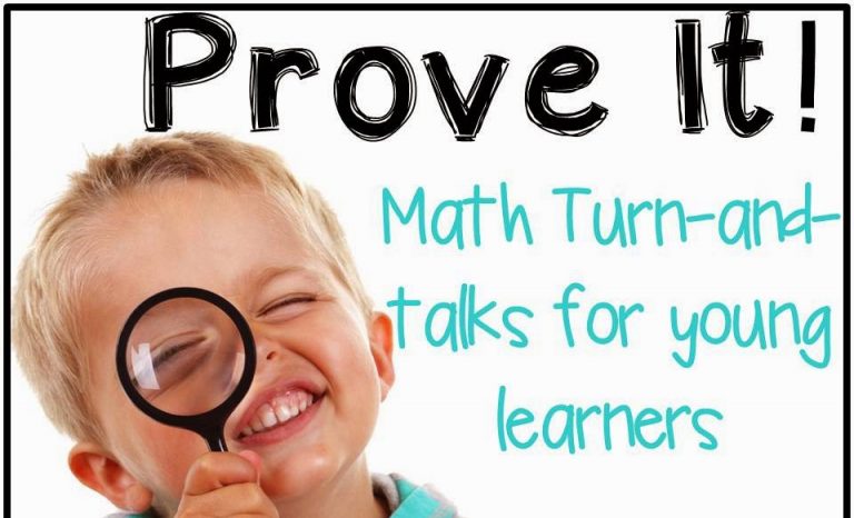 Prove It! Turn-and-Talk Math Circle Time Game