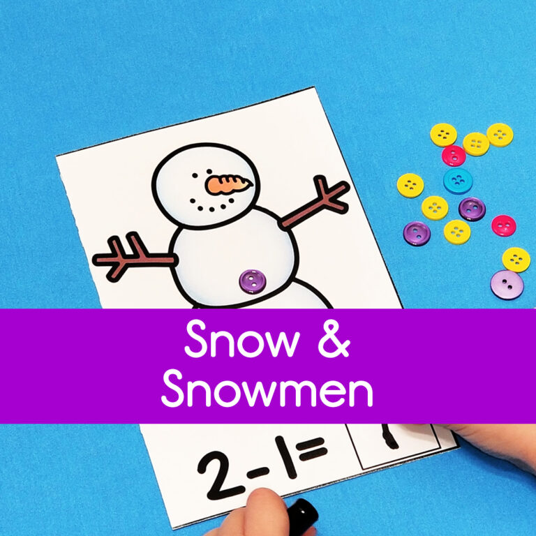 Collections – Snow & Snowman Themed Activities and Resources