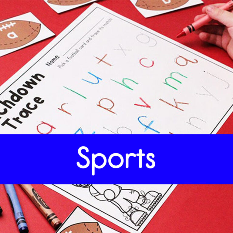 Collections – Sports Themed Activities and Resources