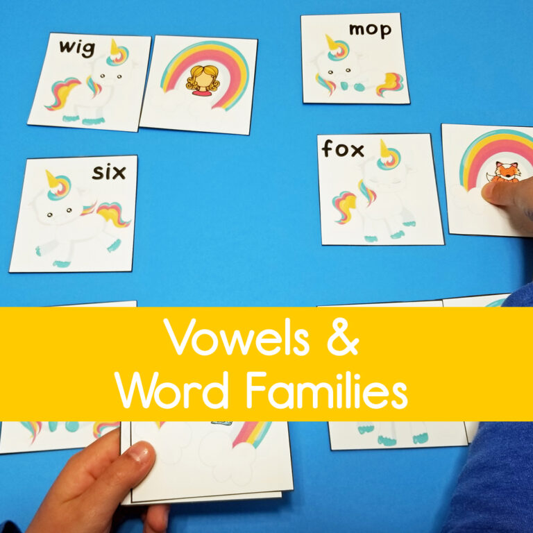 Collections – Activities and Resources for Teaching Vowels & Word Families