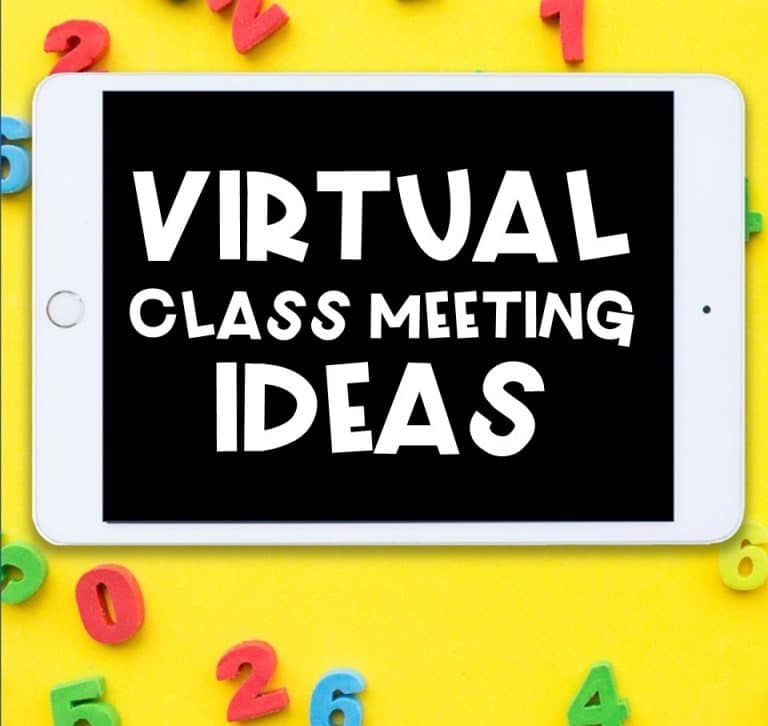 Virtual Class Meetings for Distance Learning