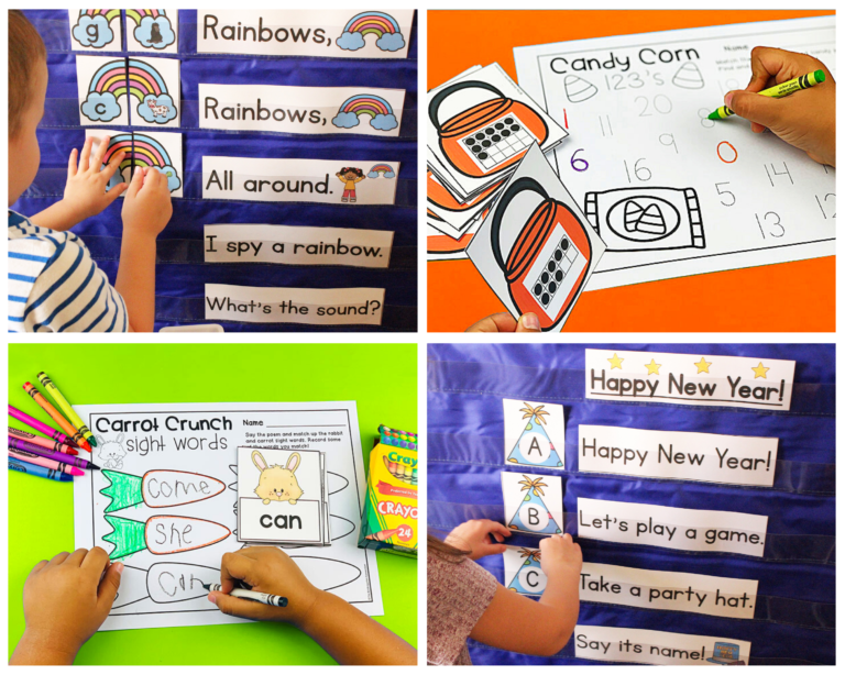Pocket Chart Activities & Centers Bundle for Pre-K and Kindergarten
