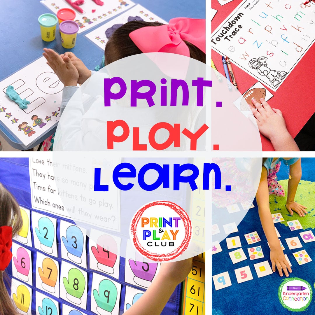 JOIN hundreds of teachers inside the Print & Play Club. A Club created by a teacher, for teachers! With BRAND NEW monthly centers planned and ready to print and play, in addition to exclusive access to hundreds of seasonal, themed and anytime of the year printables!