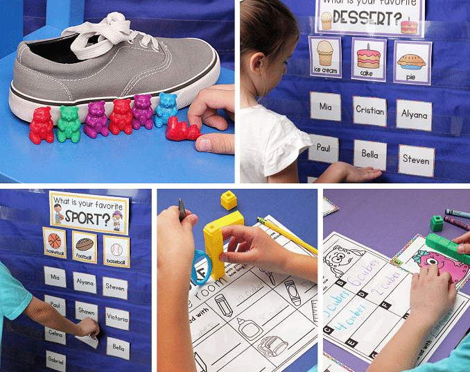 Graphing and Measurement Activities and Centers for Pre-K & Kindergarten