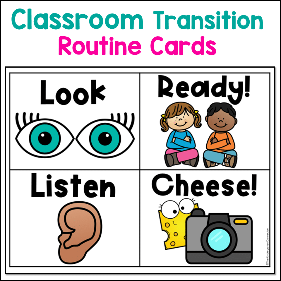 These free cards encourage students to develop strong classroom transition routines.