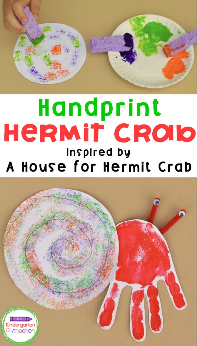 Handprint Hermit Crab Craft