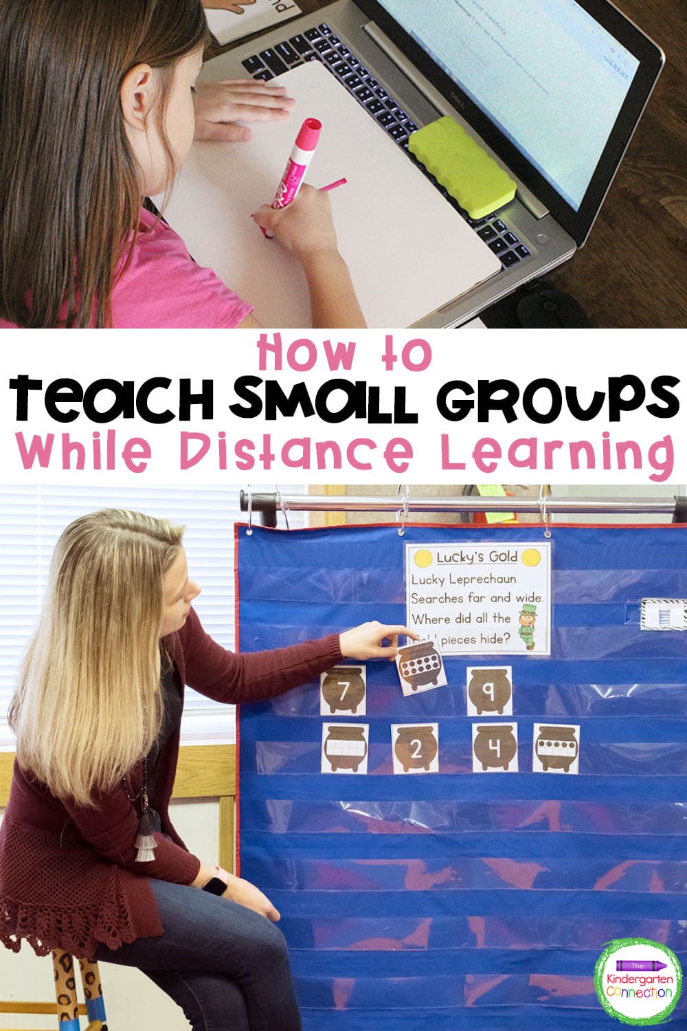 Teaching small groups virtually in Pre-K & Kindergarten is crucial for student growth. Check out these tips for how to do this successfully!