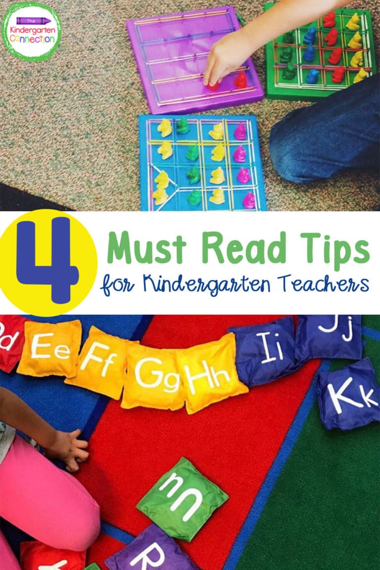 4 Must Read Kindergarten Teaching Tips
