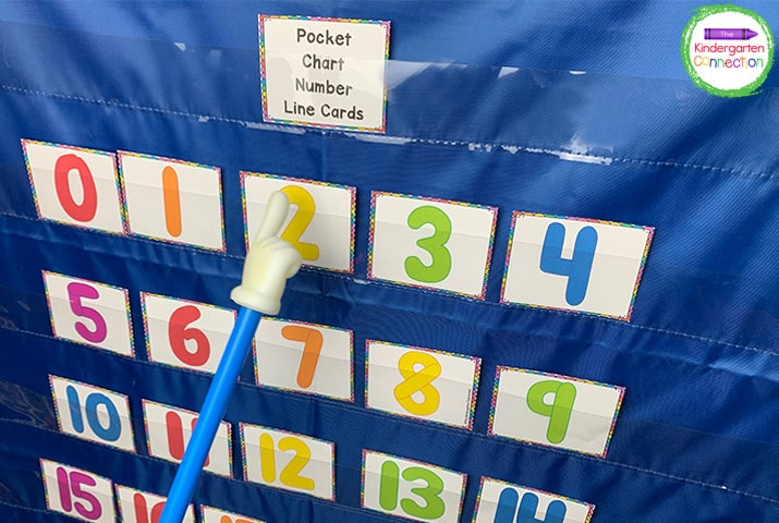 This pack also includes a Pocket Chart Number Line perfect for practicing number order.