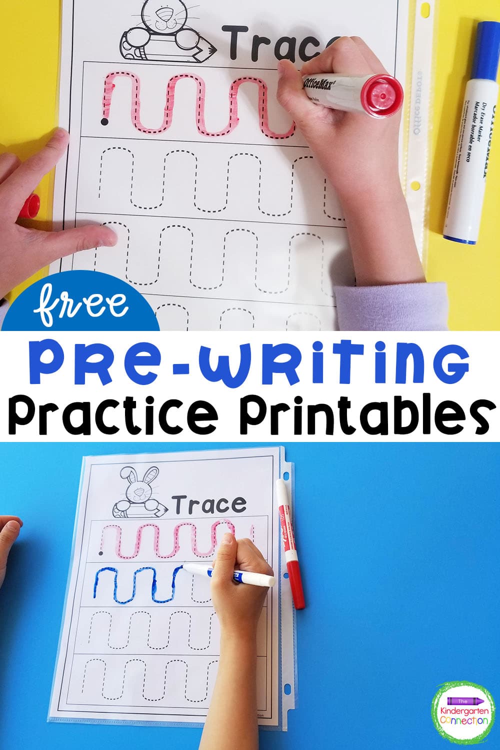 Free Pre Writing Printables   The Kindergarten Connection