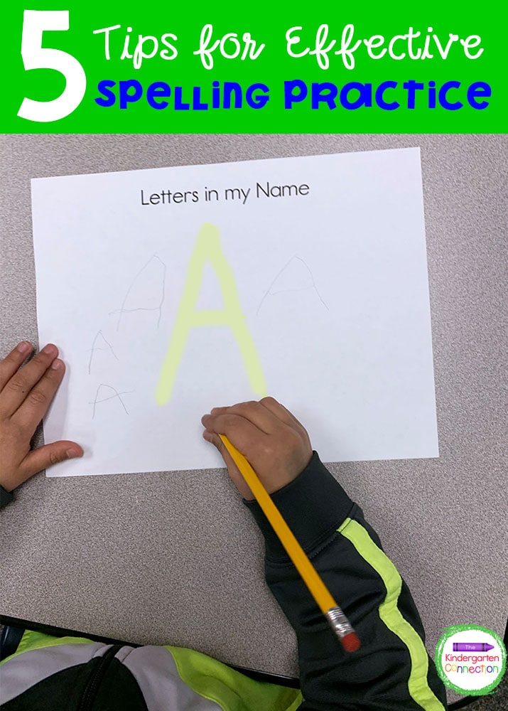 With these 5 tips for making spelling practice more effective, you can help your kids become stronger, more confident spellers!