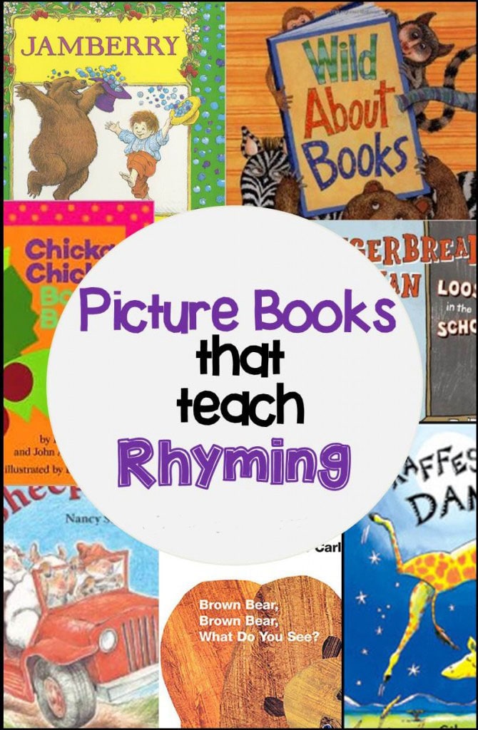 Rhyming is an important skill in Kindergarten and this is a list of some of my favorite children's picture books that teach rhyming!