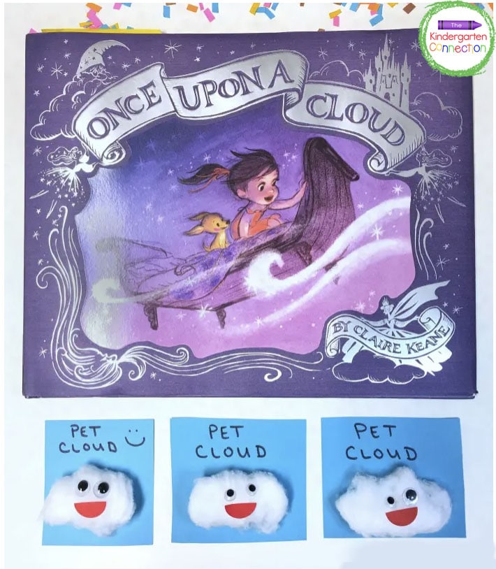 This cloud craft pairs perfectly with the story book "Once Upon a Cloud."