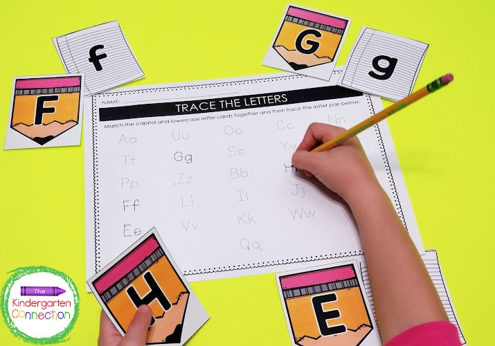 To prep, simply print, laminate, and cut out each of the alphabet cards. That's it!