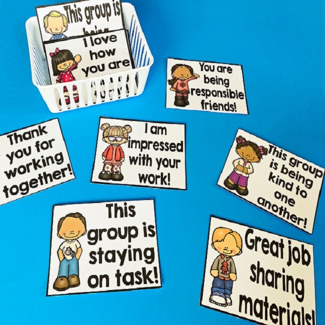 Compliment Cards for the Classroom