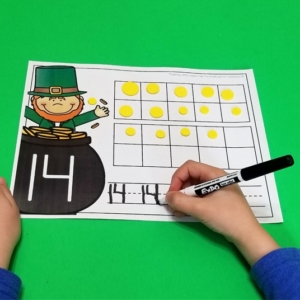 St. Patrick’s Day Teen Number Counting Mats