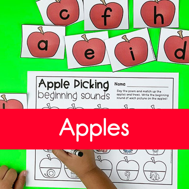 Collections – Apple Themed Activities and Resources