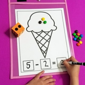 Ice Cream Math Mats