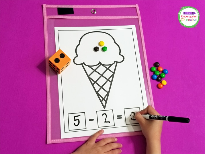 Ice Cream Math Mats