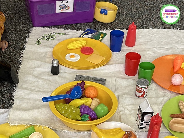 Popular centers like toy food and kitchen areas often become full fast and students learn to problem solve when there is not room for everyone.
