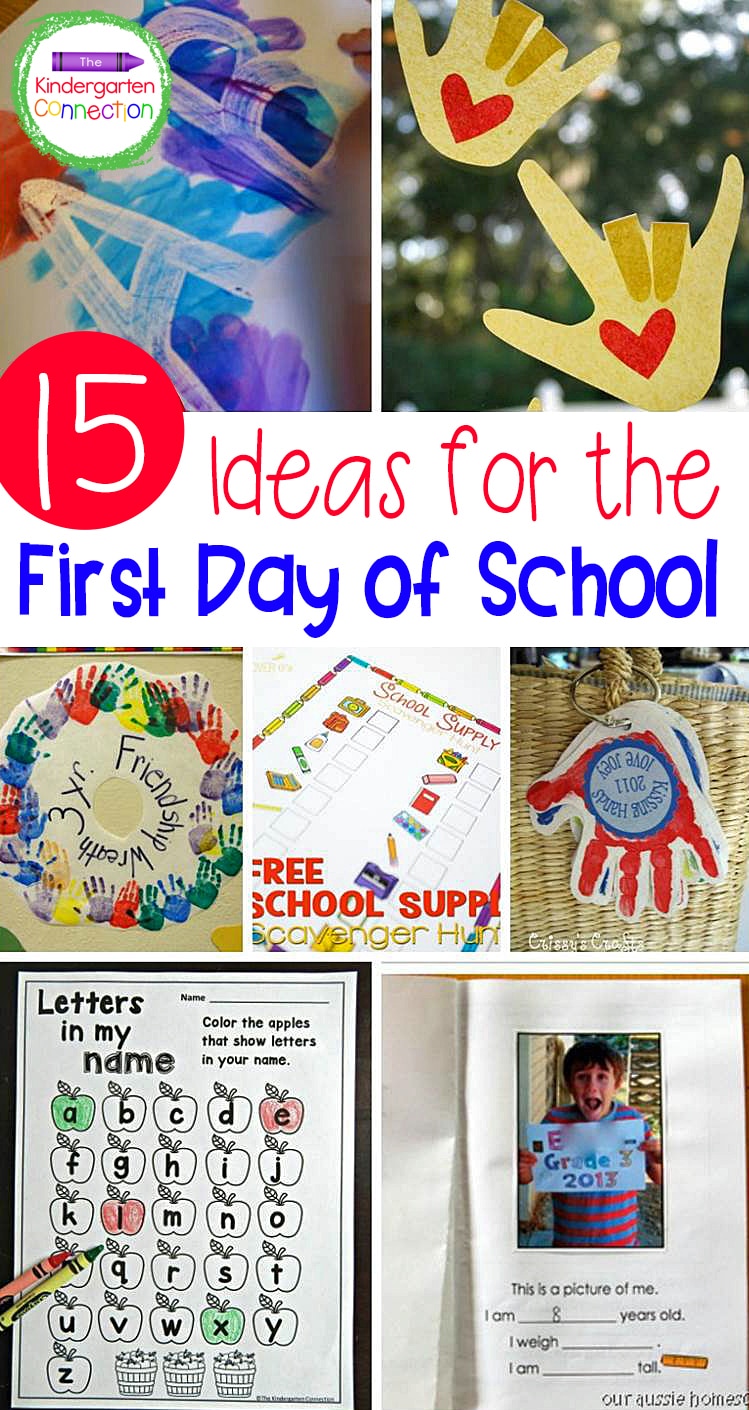 Make the transition to school less overwhelming and more fun with these awesome First Day of School Activities for Kindergarten!