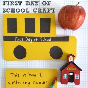 First Day of School Craft