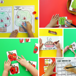 Apple Math and Literacy Centers