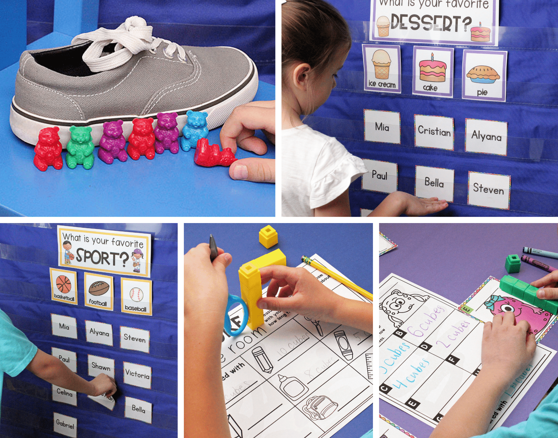 Graphing and Measurement Activities for Pre-K & Kindergarten