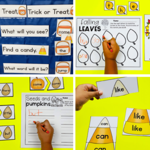 EDITABLE October Sight Word Games and Centers