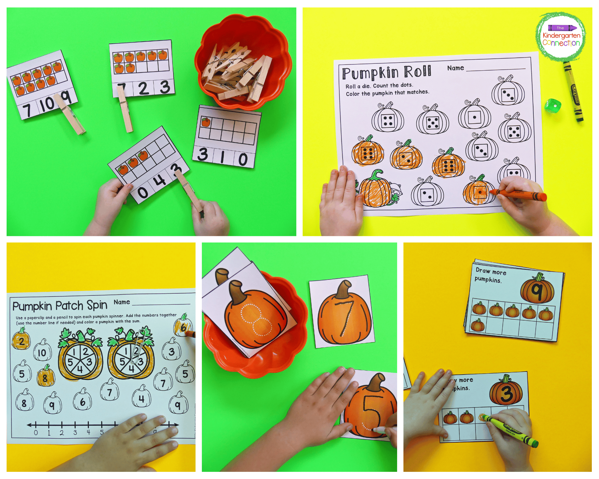 In this resource pack, find fun math centers and activities with a pumpkin theme.