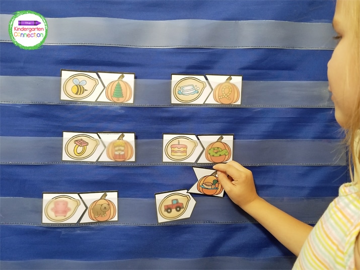 You could even use the rhyming puzzles in a pocket chart to have kids come up and make a match during circle time!