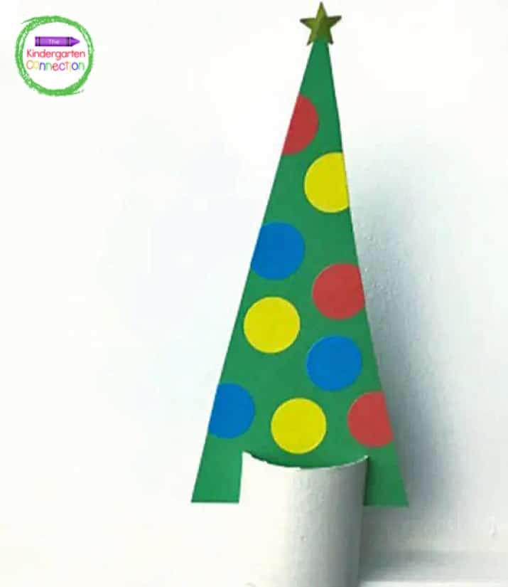 This Paper Christmas Tree is simple to make and looks awesome set up!