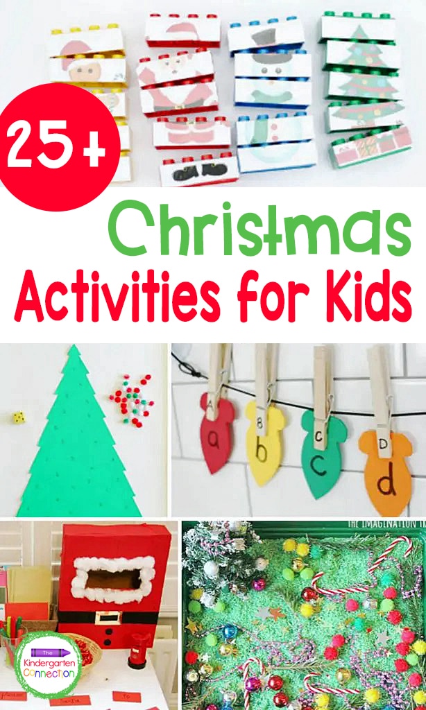 This collection of festive and fun Christmas activities for kids has something for everyone including printables, crafts, and more!