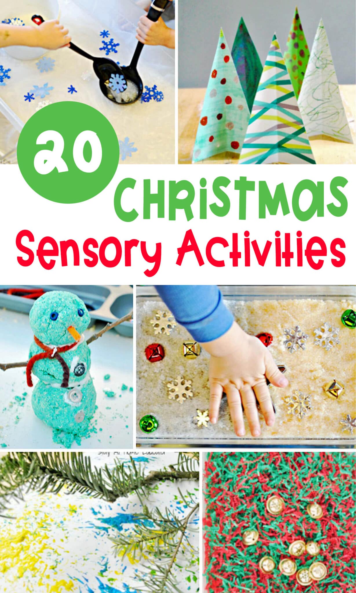 Looking for some festive activities? These 20 sensational Christmas sensory activities for kids are a great addition to the holiday season!