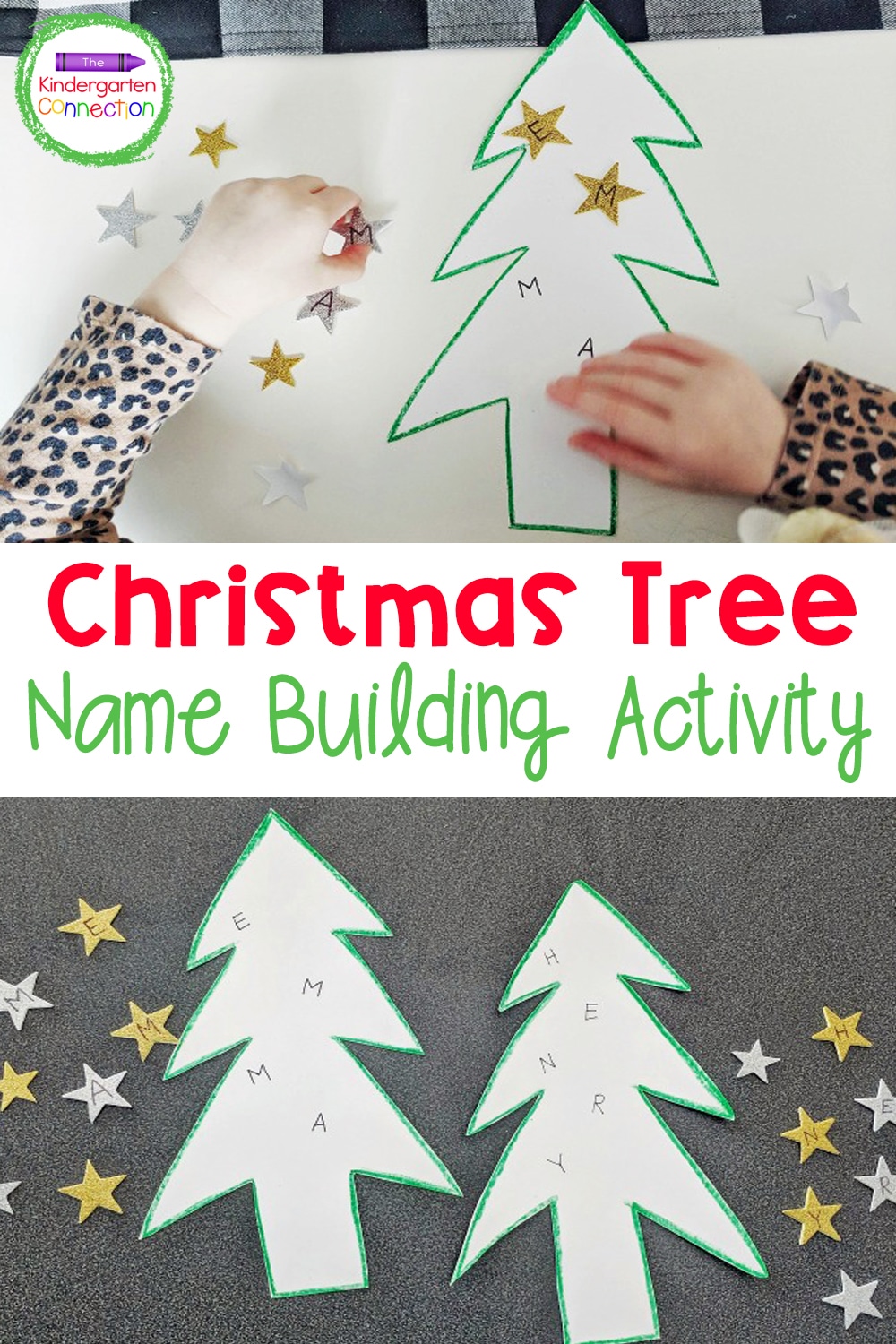 Find out how simple it is to create a Christmas Tree Name Building Activity this holiday season with supplies you already have on hand!