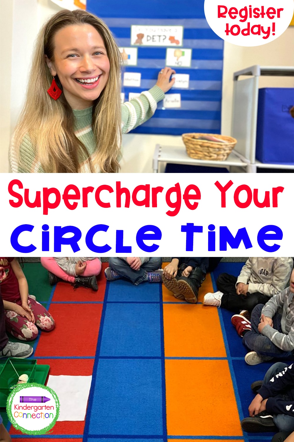 Sign up today to learn and implement these must-try strategies to supercharge Pre-K & Kindergarten Circle Time!