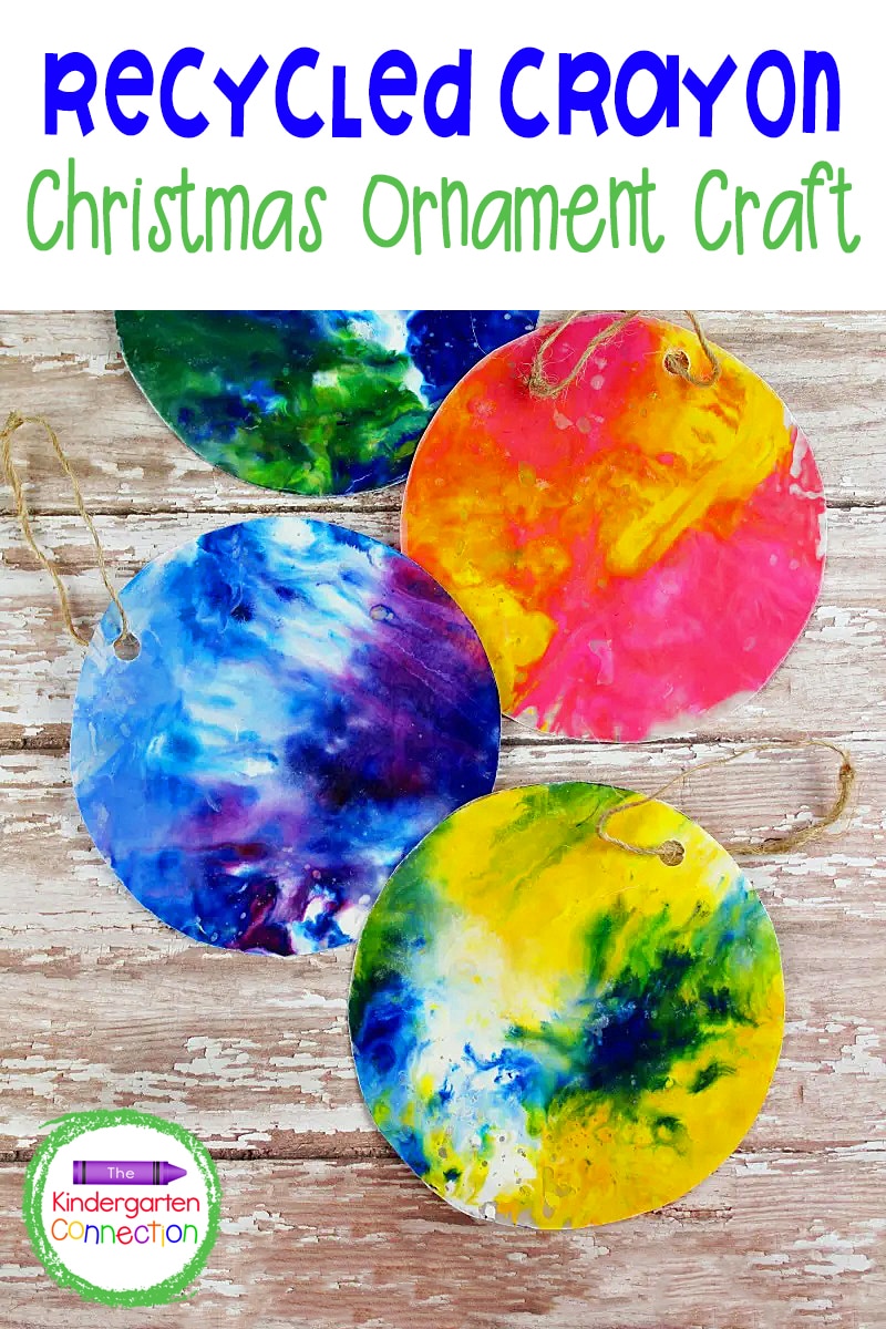 Make these beautiful, handmade Recycled Crayon Christmas Ornaments this holiday season and create lasting memories with your children!