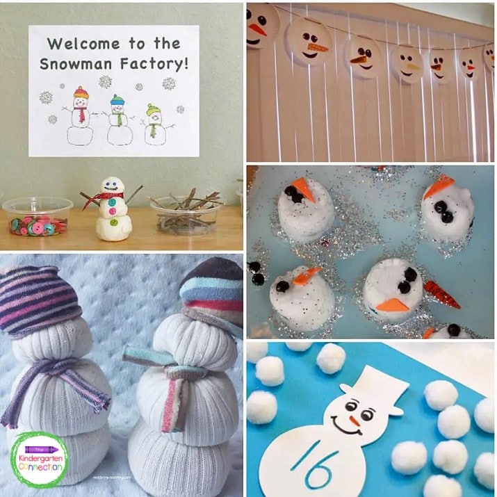 Celebrate winter with these snowman activities for kids!