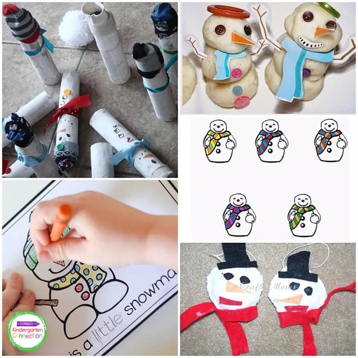 Printable activities and crafts are some of the fun snowman activities included in this list.
